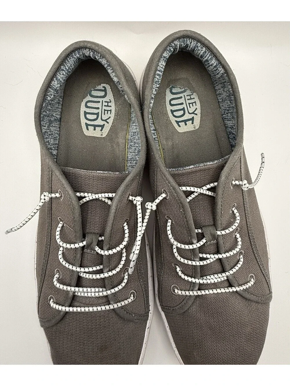 Hey Dude Cody M Sport Mesh Shoes Sz 13 Charcoal Gray Comfort Walking Slip On